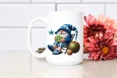 Detailed Digital Gnome with Kiwi | Sublimation | Clipart Product Image 2