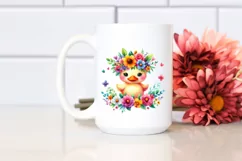 Watercolor Duck Portrait, Transparent PNG Product Image 2