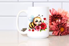 Sleeping Baby Bee Clipart Product Image 2