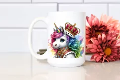 Baby Unicorn King's Crown PNG Product Image 2