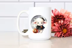 Cute Baby Lamb for Halloween PNG Product Image 2