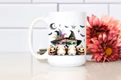 Halloween Masquerade Washed Watercolor PNG Product Image 2