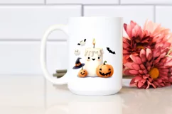 Simple Haloween Clipart with Candle PNG Product Image 2