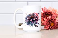 Glossy Zinnia Clipart Product Image 2