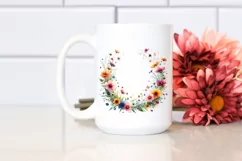 Watercolor Wild Flowers | Sublimation | Clipart Product Image 2