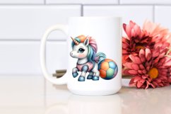 Pastel Baby Unicorn | Sublimation | Clipart Product Image 2