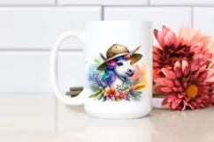 Colorful Bird with Sunglasses PNG Product Image 2
