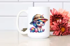 Baby Unicorn Safari Hat PNG Product Image 2