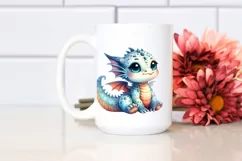 Smiling Baby Dragon, Transparent PNG Product Image 2