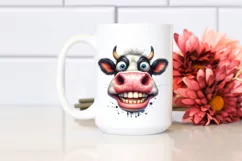 Cow Funny Cow Portrait | Sublimation | Clipart Product Image 2