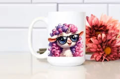 Funny Poney with Sunglasses PNG Product Image 2