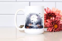 Simple Halloween Foggy Night | Sublimation | Clipart Product Image 2