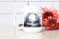 Simple Halloween Foggy Night | Sublimation | Clipart Product Image 2