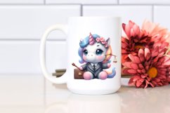 Pastel Baby Unicorn Style | Sublimation Clipart Product Image 2