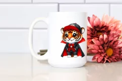 Funny Baby Tiger as Vampire | Sublimation | Clipart Product Image 2