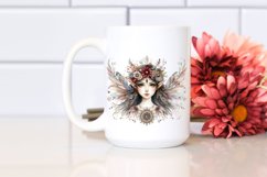 Detailed Boho Fairy | Sublimation | Clipart Product Image 2
