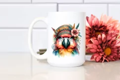 Funny Cute Parrot Vintage Look | Sublimation Clipart Product Image 2