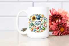 Class Of 2025 Watercolor Text | Sublimation | Clipart Product Image 2
