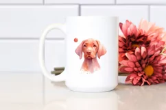 Cute Pastel Vizsla | Sublimation | Clipart Product Image 2