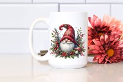 Detailed Watercolor Christmas Gnome PNG Product Image 2