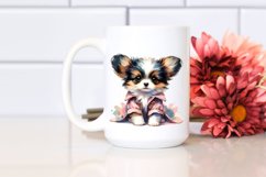 Extremely Expressive Baby Papillon PNG Product Image 2