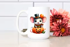 Simple Watercolor Drawing of a Cute Baby Mouse Product Image 2