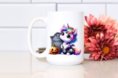 Cute Baby Unicorn Halloween Sublimation Clipart Product Image 2