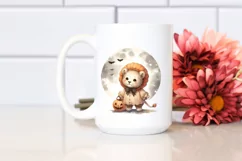 Cute Baby Lion Halloween PNG Product Image 2