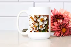 Detailed Wooden Narcissus Clipart Product Image 2