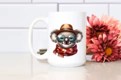 Detailed Scarf-Sunglasses Koala Clipart Product Image 2