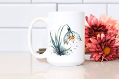 Watercolor Snowdrop | Clipart Product Image 2