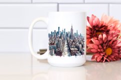 Watercolor Manhattan | Sublimation Clipart Product Image 2