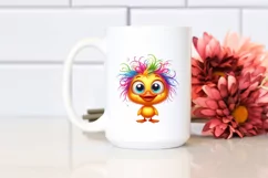 Colorful Crazy Baby Duck Cartoon Product Image 2