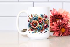 Colorful Sunflower Abstract | Clipart Product Image 2