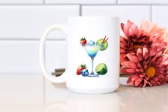 Watercolor Daiquiri | Sublimation Clipart Product Image 2