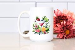 Watercolor Daiquiri | Sublimation Clipart Product Image 2