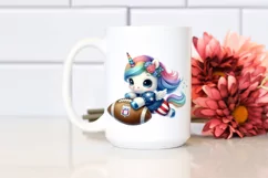Baby Unicorn Playing American Football Product Image 2