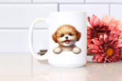 Crazy Looking Baby Bichon Frise | Sublimation | Clipart Product Image 2