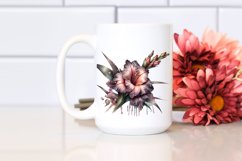 -like Gladiolus Watercolor Splash | Sublimation | Clipart Product Image 2