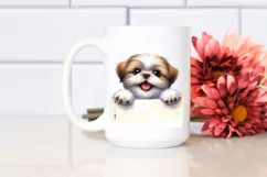 Cute Funny Shih Tzu Watercolor Product Image 2