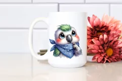 Funny Baby Parrot Dove | Sublimation | Clipart Product Image 2