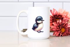 Colorful Baby Brunnich's Guillemots with Stars and Clouds | Product Image 2