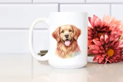 Colorful Whimsical Chesapeake Bay Retriever Clipart Product Image 2