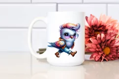 Running Baby Dove, Funny PNG Product Image 2