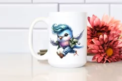 Running Baby Dove, Funny PNG Product Image 2