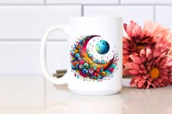 Vibrant Moon | Sublimation | Clipart Product Image 2