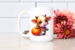 Simple Baby Cow Pumpin | Sublimation Clipart Product Image 2