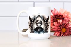 Washed Watercolor Gothic Boy | Sublimation Clipart Product Image 2