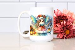 Fairy Christmas Watercolor | Clipart Product Image 2