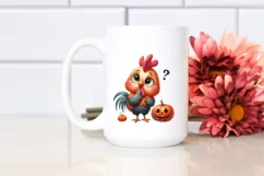 Funny Rooster in Halloween | Sublimation | Clipart Product Image 2